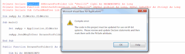Windows API Declare函数不兼容错误
